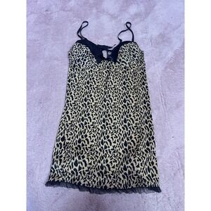 Just Sexy Lingerie Leopard Print Babydoll Set XL Lingerie‎